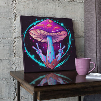 Artistic Modern  Mushroom Individuality Canvas Wall Painting